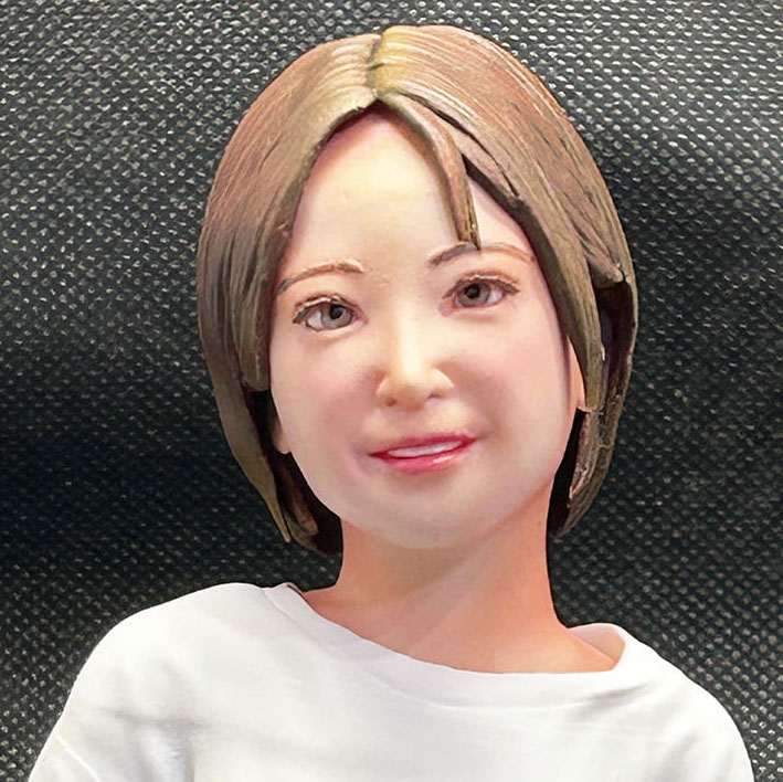 女性胸像Bタイプの作り方